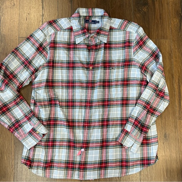 Vineyard Vines tartan plaid flannel SZ XL - Picture 1 of 4